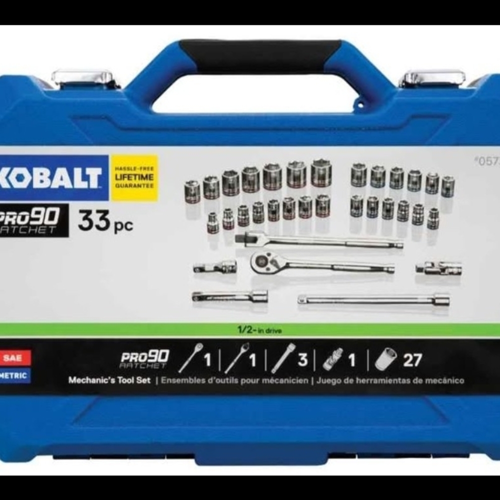 Kobalt 33-Piece Mechanic's Tool Set